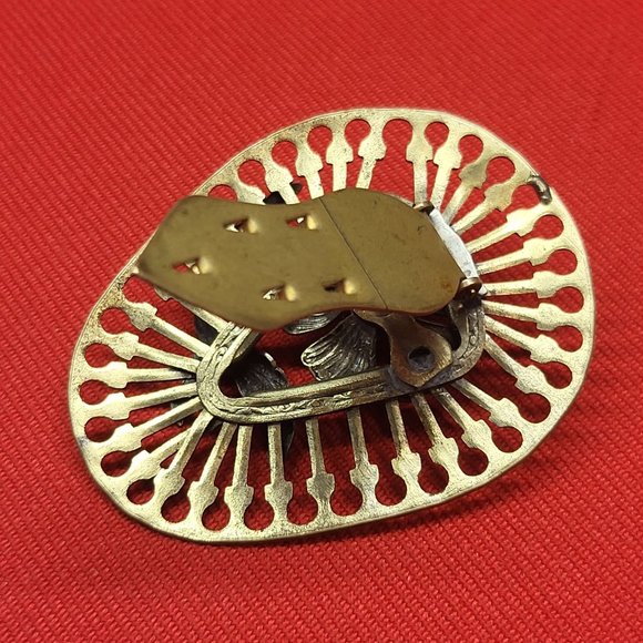 Vintage Art Deco Dress Wrap Clip  Womens Dress Clip - Picture 8 of 12